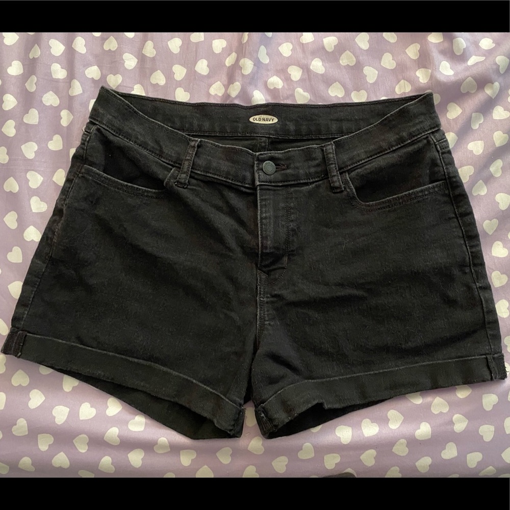 Size 10 Black Jean Shorts | Old Navy